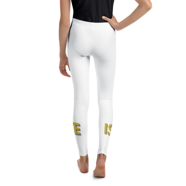 Ignorance is Expensive White Youth Leggings - Image 2