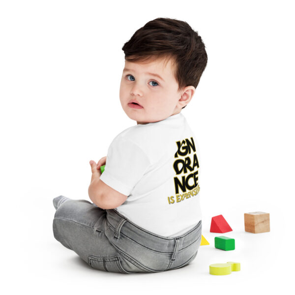 Ignorance is Expensive White Baby Jersey Short Sleeve Tee