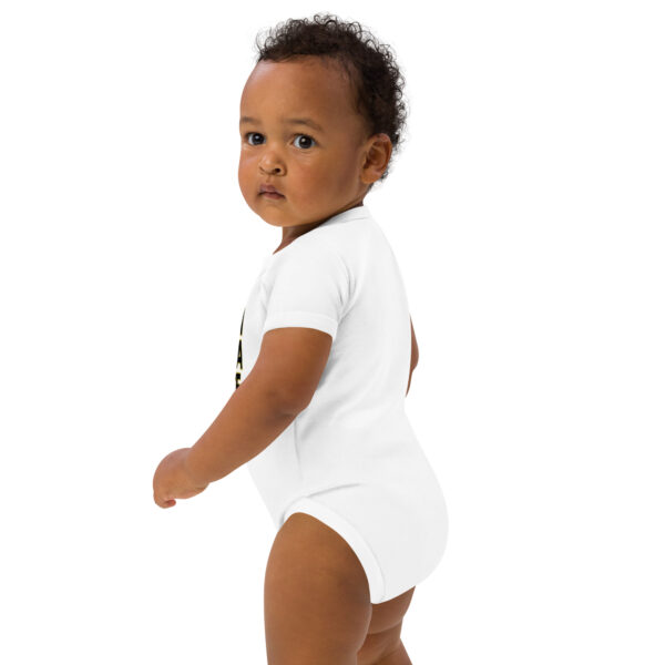 Ignorance is Expensive White Organic Cotton Baby Bodysuit - Image 4
