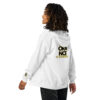 Ignorance is Expensive White Unisex Zip Hoodie - Image 3