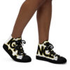 Ignorance is Expensive Black Women’s High Top Canvas Shoes - Image 2