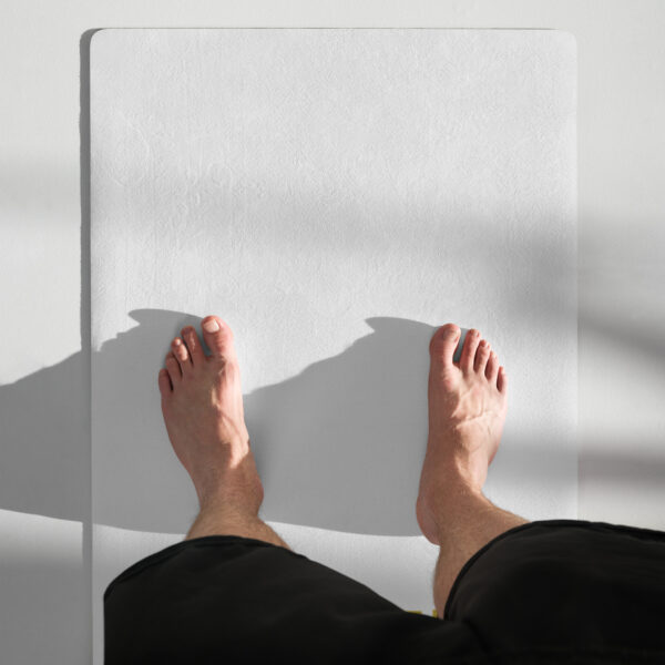 Ignorance is Expensive White Yoga Mat - Image 3