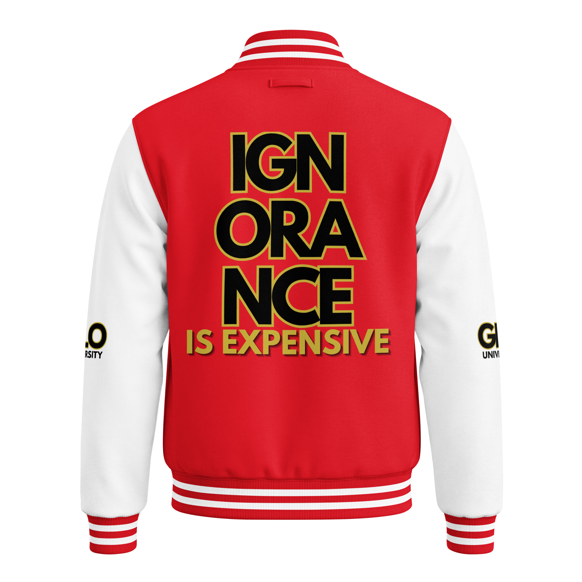 GLO University Heavyweight Unisex Letterman Jacket - Image 20