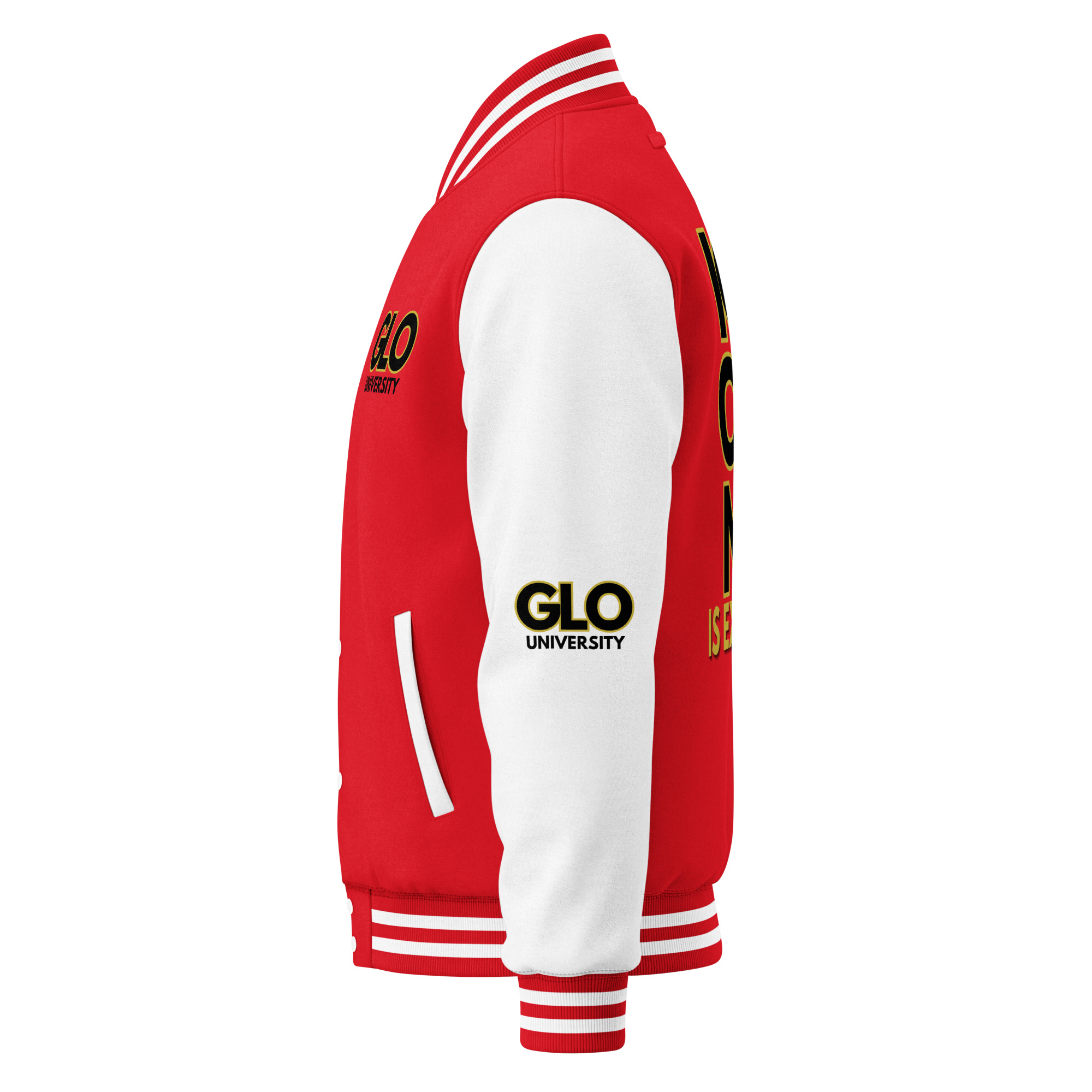 GLO University Heavyweight Unisex Letterman Jacket - Image 31