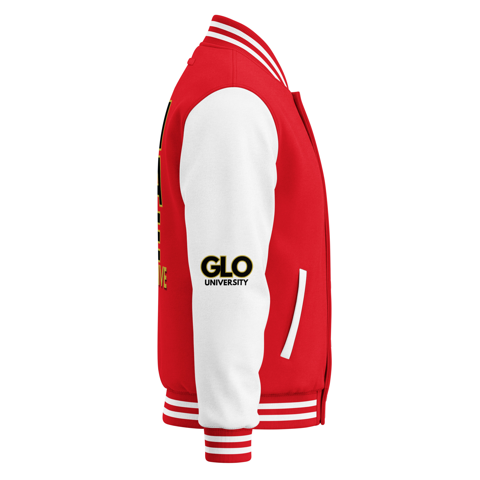 GLO University Heavyweight Unisex Letterman Jacket - Image 42