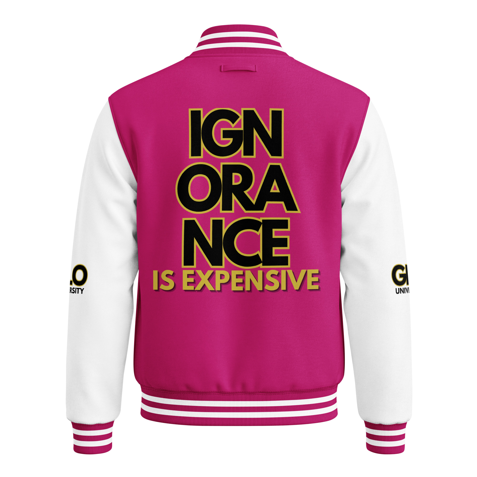 GLO University Heavyweight Unisex Letterman Jacket - Image 21