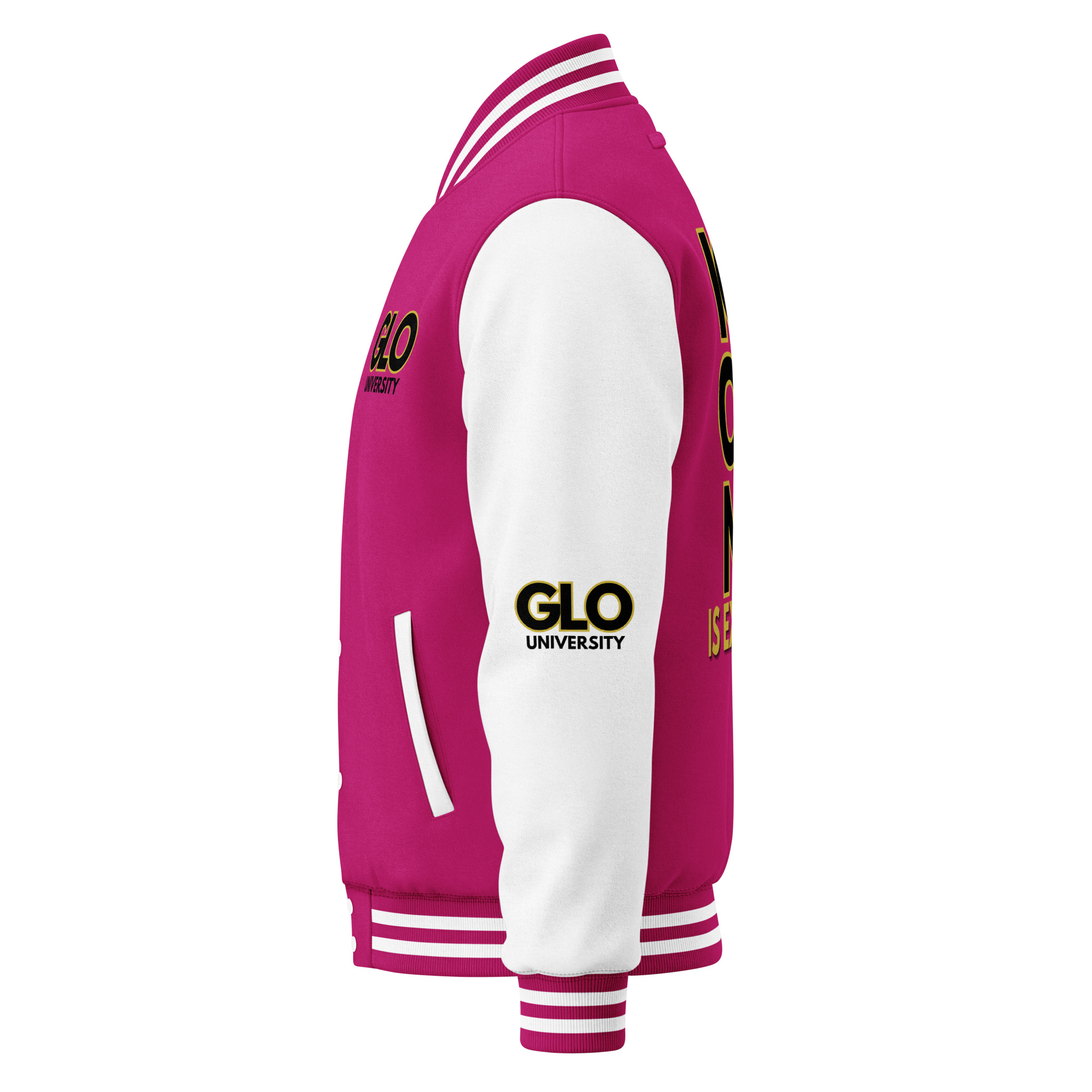 GLO University Heavyweight Unisex Letterman Jacket - Image 32