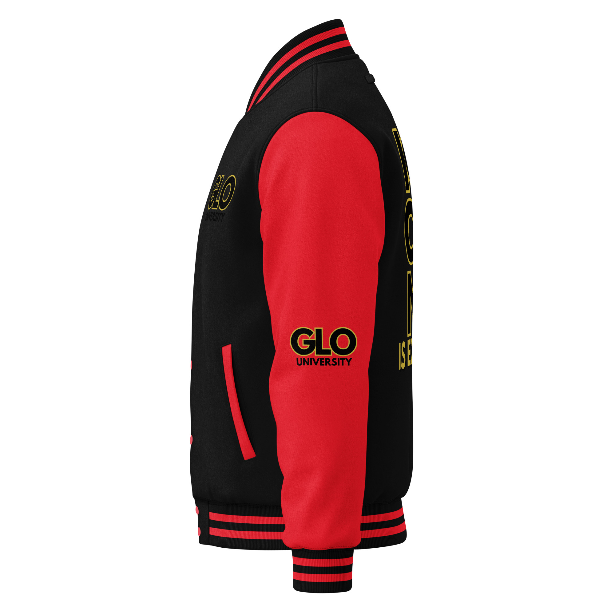 GLO University Heavyweight Unisex Letterman Jacket - Image 23