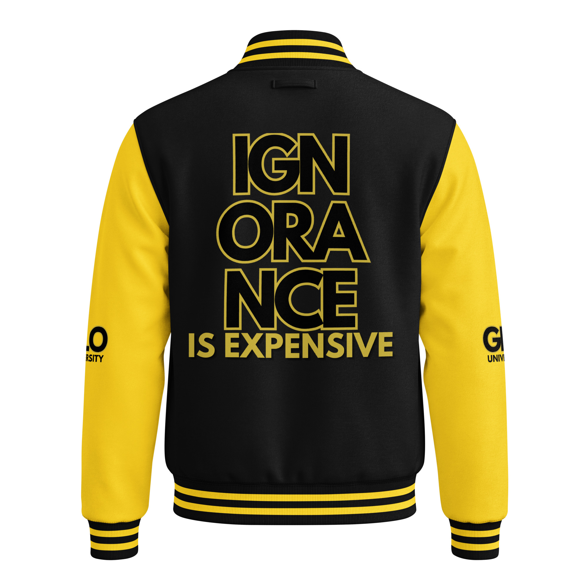 GLO University Heavyweight Unisex Letterman Jacket - Image 16