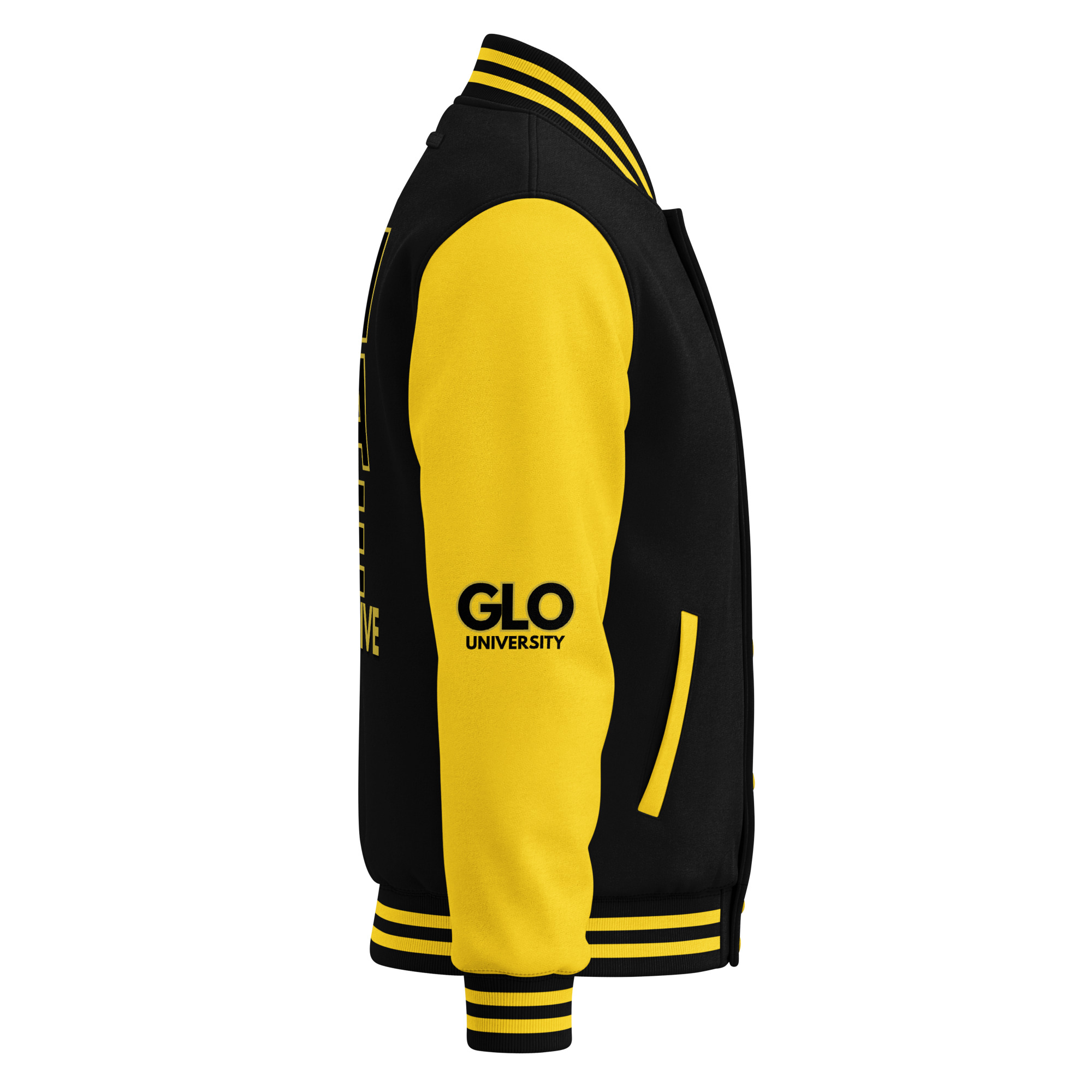 GLO University Heavyweight Unisex Letterman Jacket - Image 38