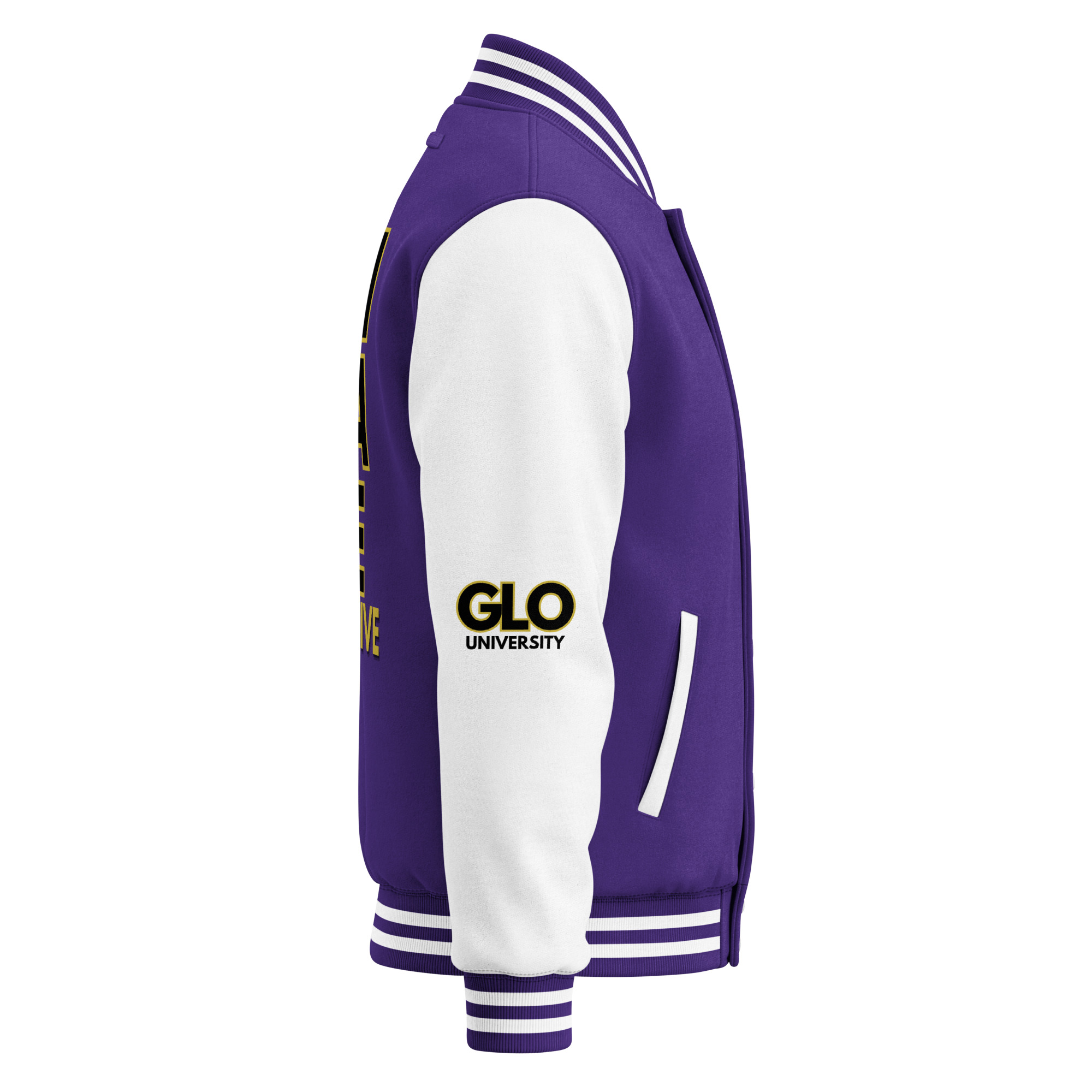 GLO University Heavyweight Unisex Letterman Jacket - Image 41