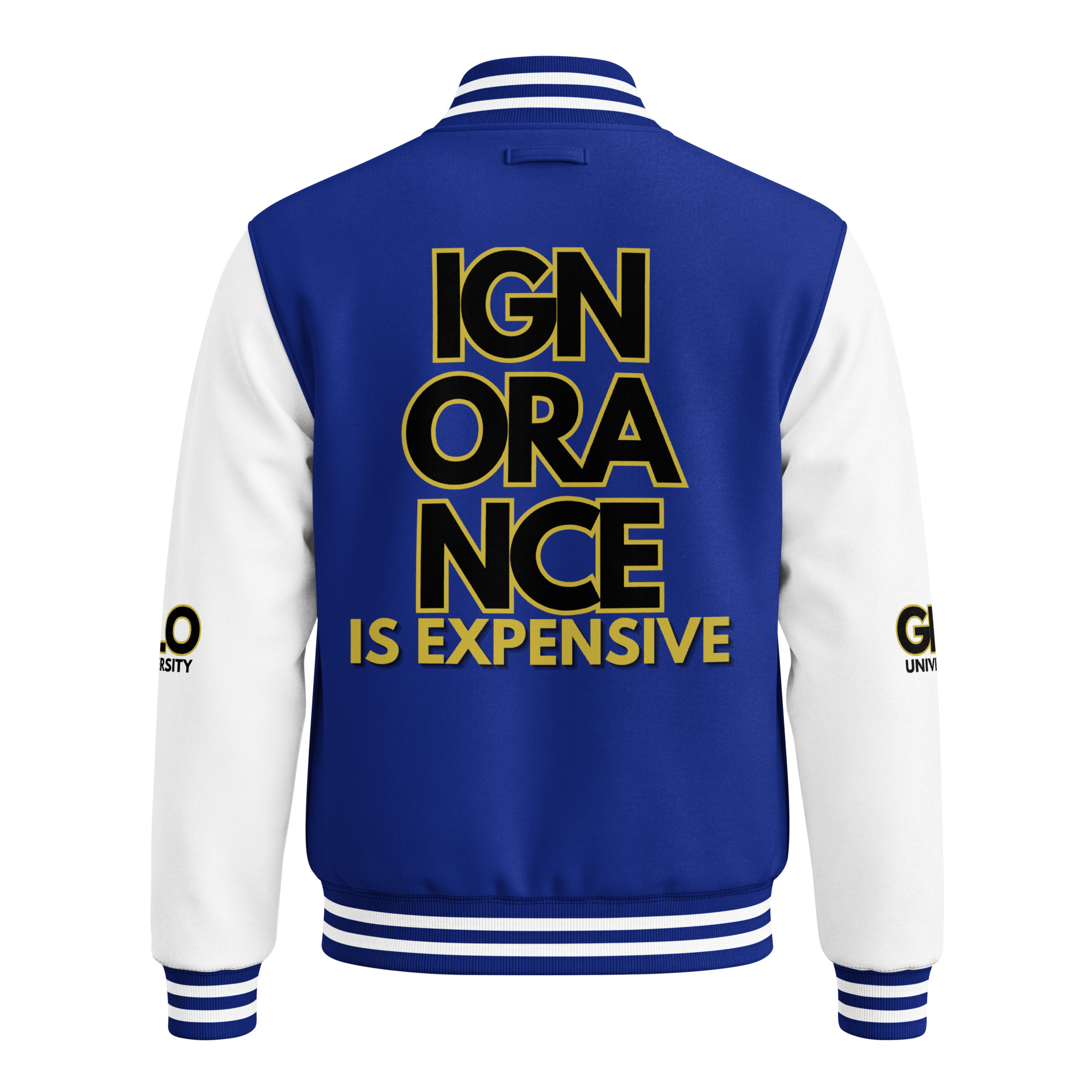 GLO University Heavyweight Unisex Letterman Jacket - Image 18